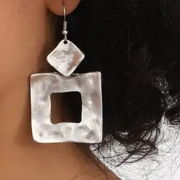 Silver Plated Earrings - Picture 1 of 1